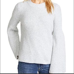 Grey Bell Sleeve Madewell Sweater